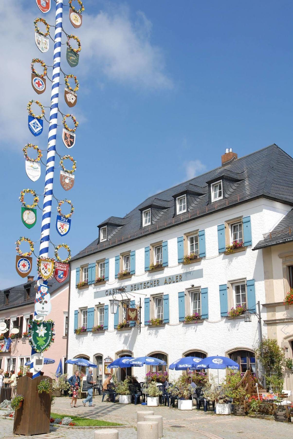 Gasthof Deutscher Adler Und Hotel Puchtler Bischofsgrün エクステリア 写真